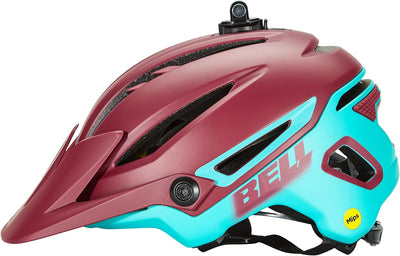 BELL Sixer MIPS MTB Fahrrad Helm matt rot/türkis 2022, S