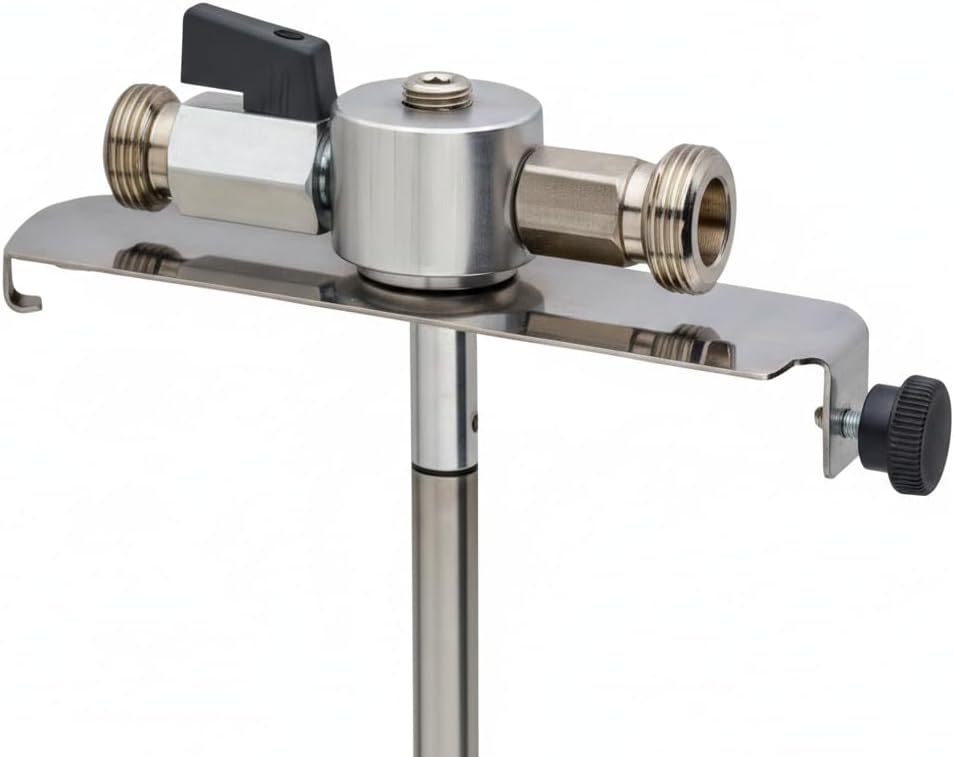 Gastrobedarf Westerbarkey 5l Dosenadapter aus Edelstahl mit Absperrhahn Profiausführung