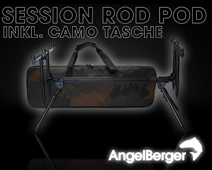 Angel Berger Session Rod Pod mit Tasche