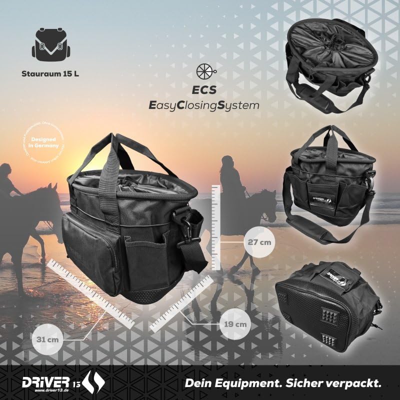 Driver13 Putztasche für Pferde Deluxe schwarz