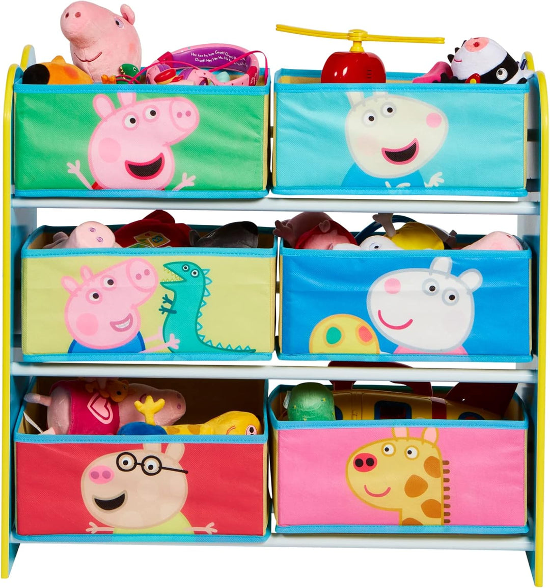 Peppa Wutz Aufbewahrungseinheit für Kinderspielzeug, Masse (H x B x T): 60 x 63,5 x 30
