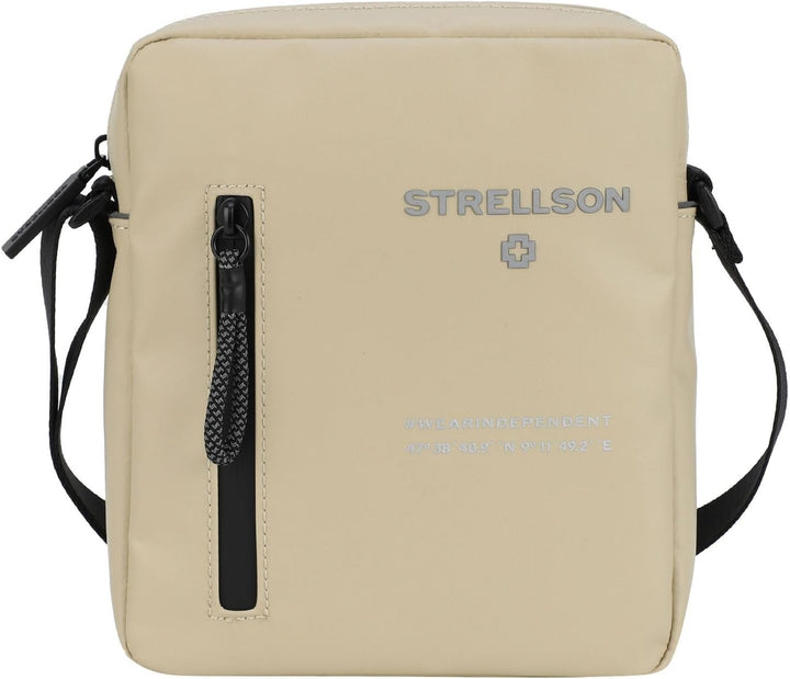 Strellson - marcus stockwell 2.0 Schultertasche für Herren in Beige, Masse 18x21x5 cm, Beige