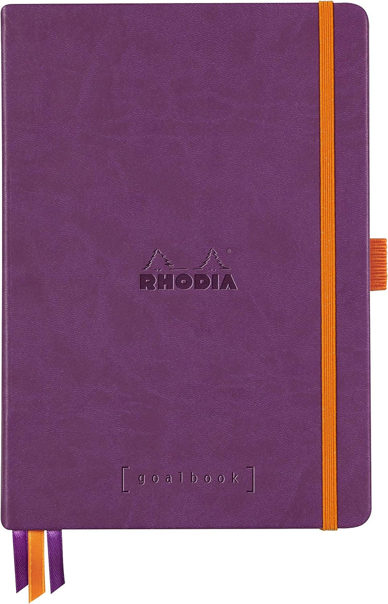 Rhodia 118579C Notizheft Goalbook (DIN A5, 14,8 x 21 cm, Dot, praktisch und trendige, mit festem Dec