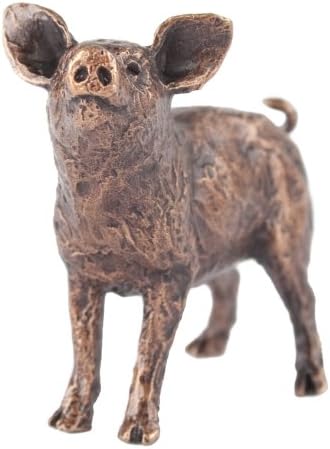 Butler & Peach - Massives Bronze-Miniaturschwein