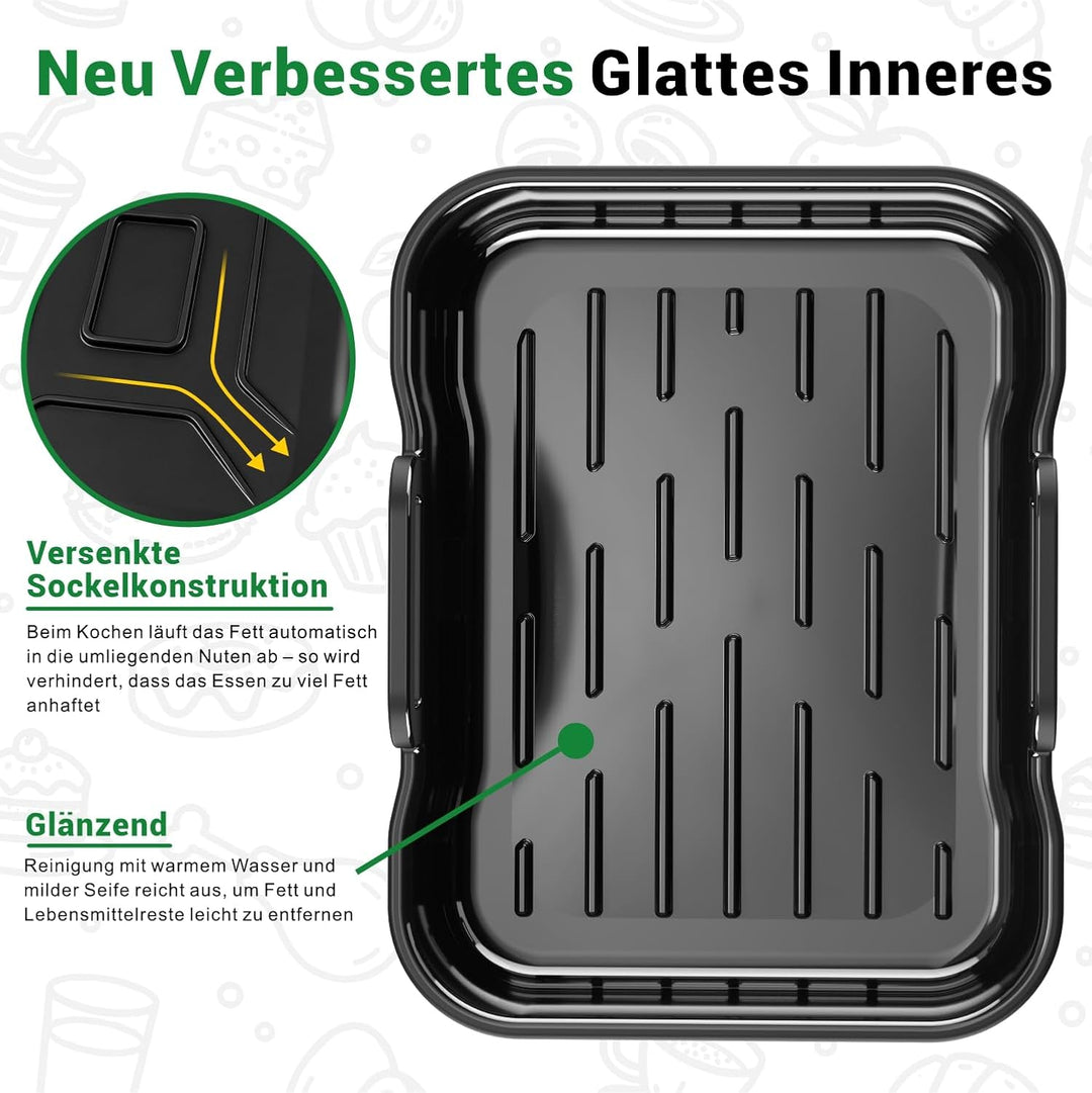 Ninja Heissluftfritteuse Silikonform für AF400EU AF500EU 9.5L-10.4L, Airfryer Zubehör für Foodi Max