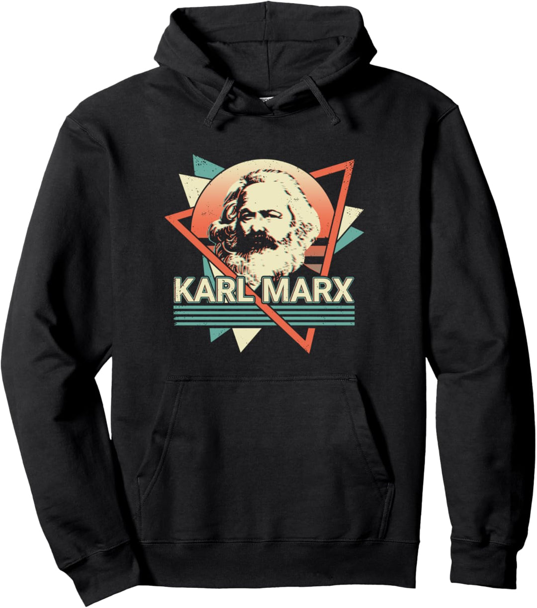 Karl Marx Sozialistischer Sozialismus Kommunistischer Kommunismus Retro Pullover Hoodie