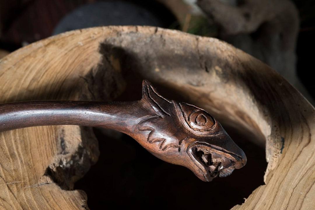 Windalf Keltischer Torques Celtic Dogs Ø 13.5 cm aus Holz