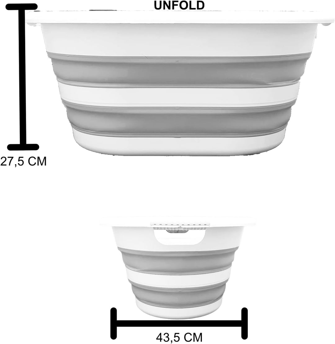 Faltbarer Wäschekorb 38 L, 38 L