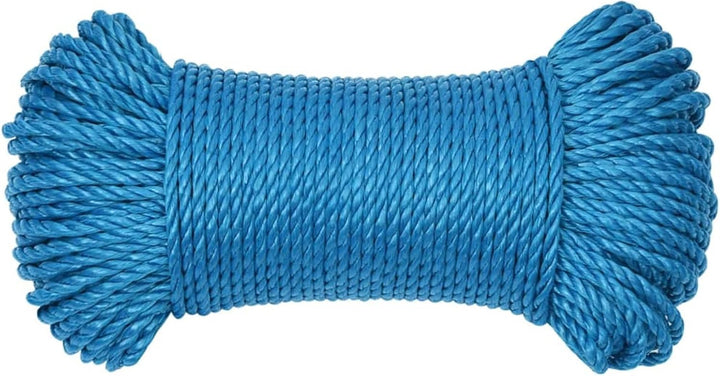 Tidyard Arbeitsseil, Polypropylenseil, Bootsseil, Festmacher, Faserseile, Flechtleine, Seile, Blau 8