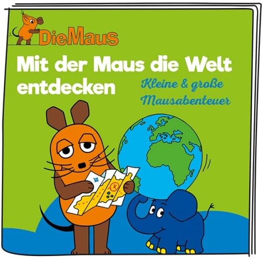 tonies Hörfiguren für Toniebox, Die Maus – Mit der Maus die Welt entdecken, Hörspiel mit Liedern für