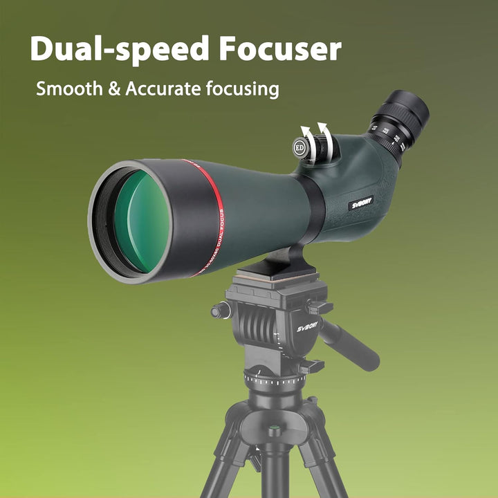 Svbony SV406P 80ED Spektiv mit 2MP WiFi Kamera, Dual Fokus, Austauschbares 1,25 Zoll Astronomie Okul
