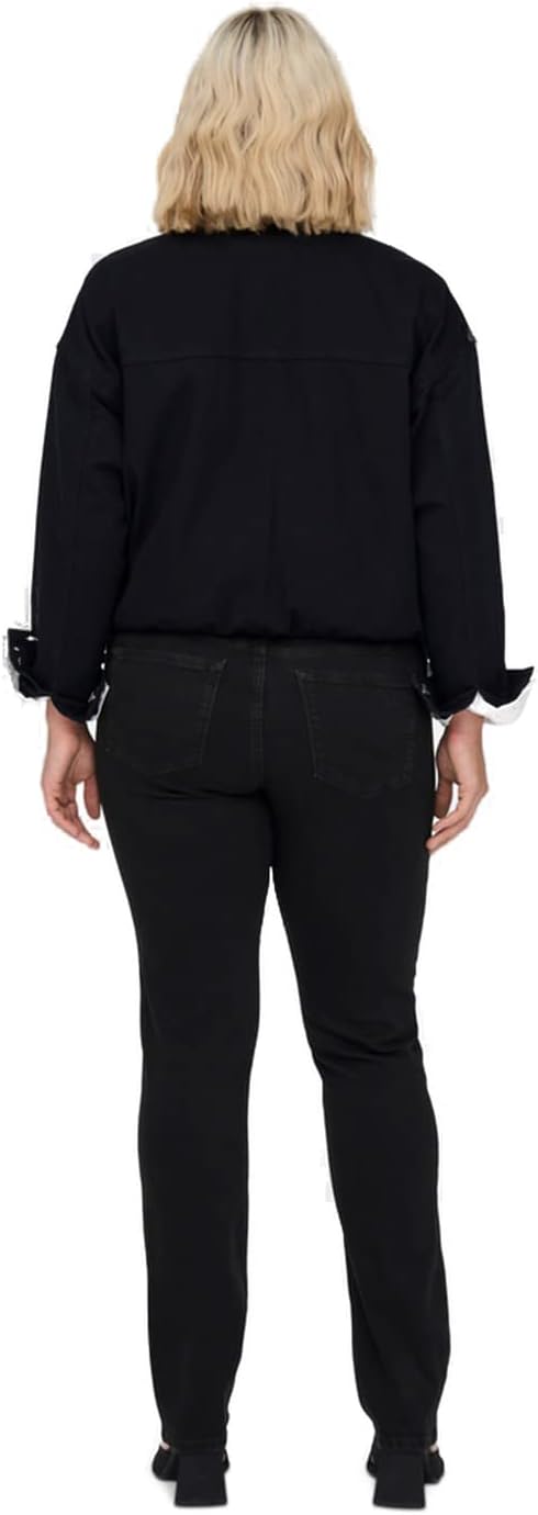 ONLY Carmakoma Damen Jeans Solid, 52W / 32L