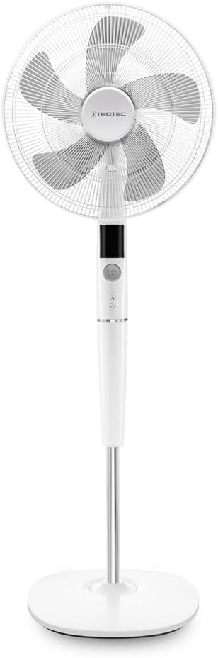 TROTEC Standventilator TVE 26 S – 30 Watt, oszillierend 85°, 5 Betriebsmodi, Ø 40 cm, höhenverstellb