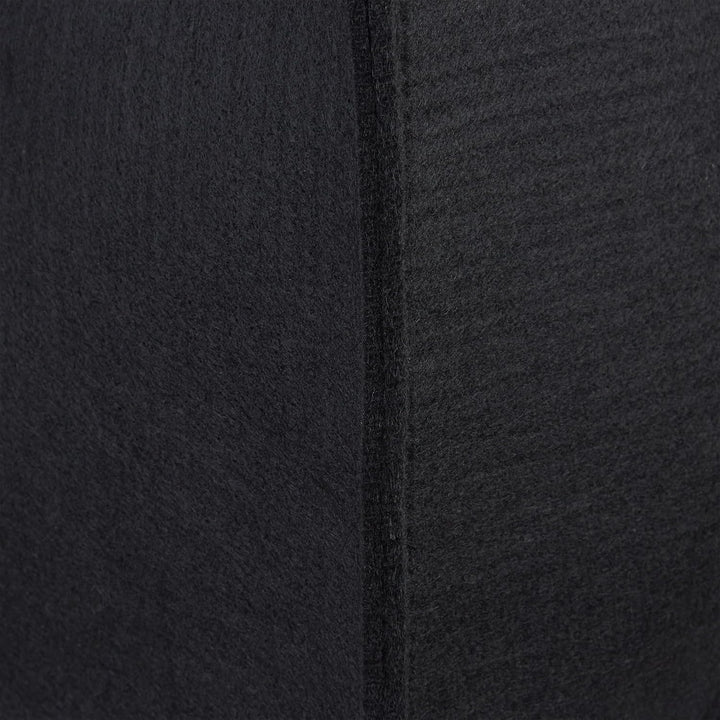 3er Set Filzkörbe, faltbar, flexibel, 27 Liter, Filz, Aufbewahrungskorb, HxBxT: 25 x 25 x 50 cm, sch