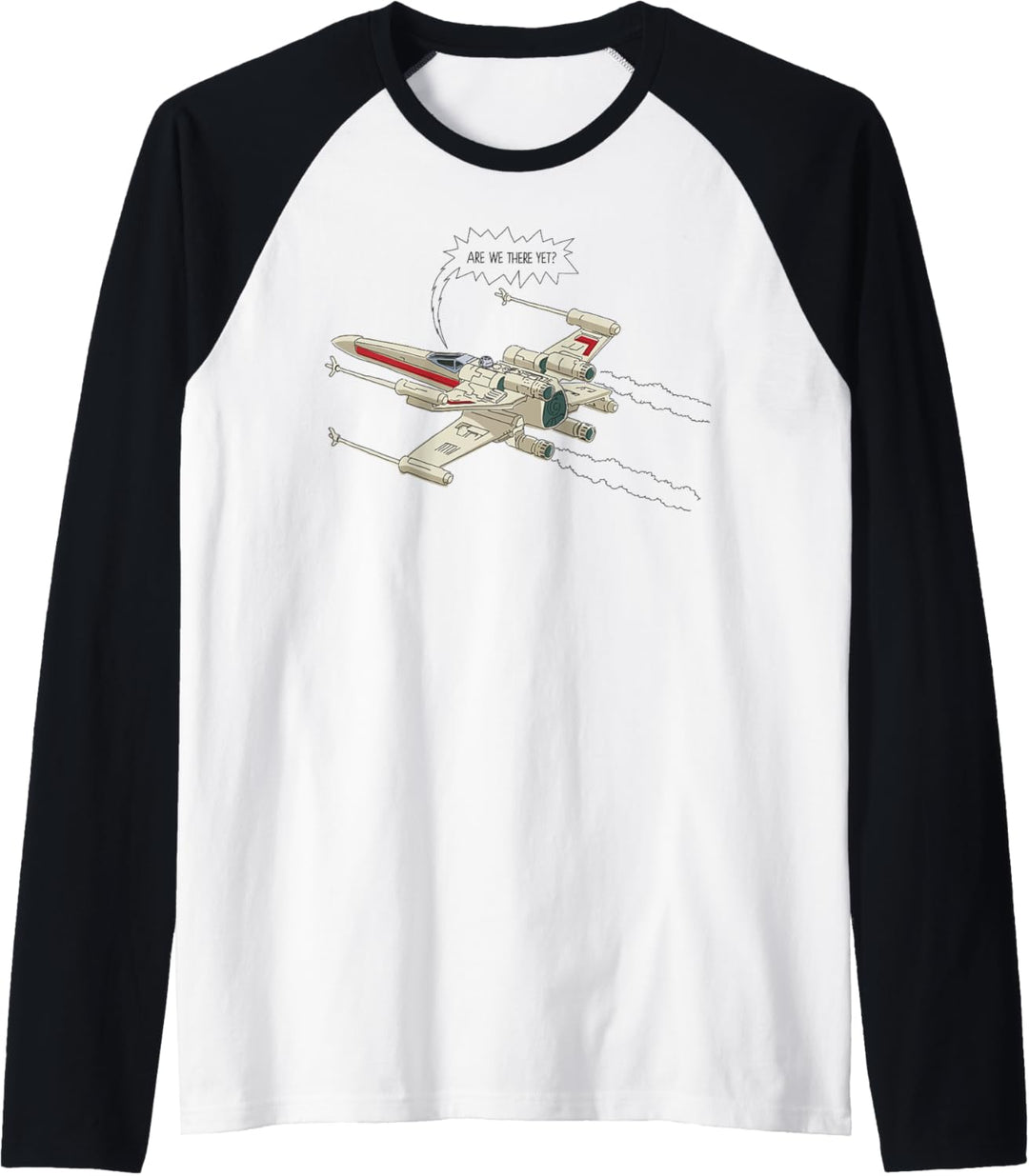 Star Wars X-Wing Are We There Yet Raglan