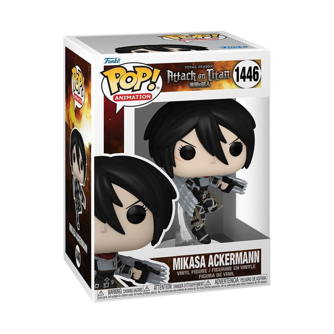 Funko Pop! Animation: AOT - Mikasa Ackerman - Attack On Titan - Vinyl-Sammelfigur - Geschenkidee - O