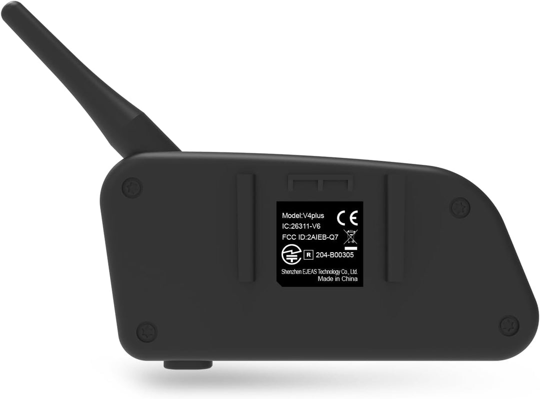 EJEAS V4 Plus Motorrad Gegensprechanlage, Motorradhelm Bluetooth 5.1 Headset mit FM und CVC Rauschun