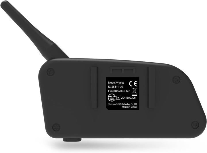 EJEAS V4 Plus Motorrad Gegensprechanlage, Motorradhelm Bluetooth 5.1 Headset mit FM und CVC Rauschun