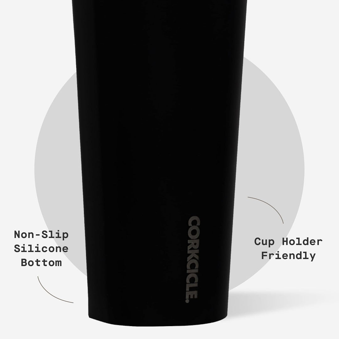 Corkcicle Becher mit Strohhalm und auslaufsicherem Deckel, wiederverwendbare Wasserflasche, dreifach
