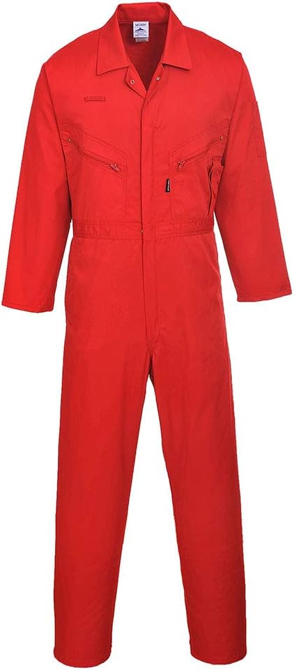 Portwest Overall Liverpool, Grösse: XL, Farbe: Rot, C813RERXL XL Rot, XL Rot