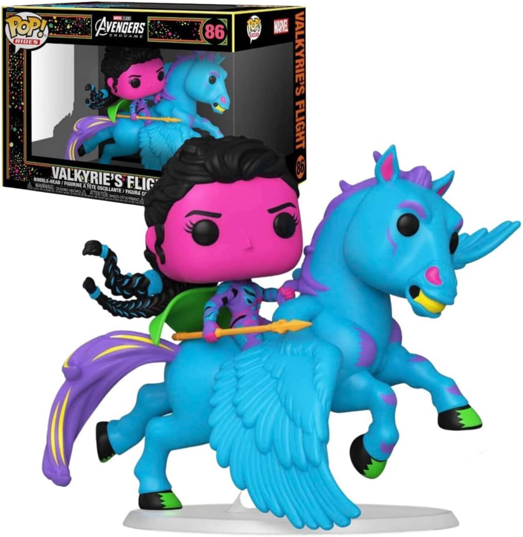 Marvel Comics - Valkyrie Black Light US Exclusive #86 Pop! Ride