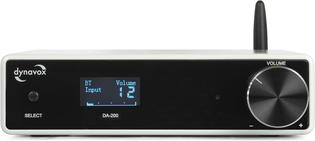 Dynavox DA-200 HiFi Verstärker, kompakter Class-D Stereo-Digitalverstärker mit BT 5.0, USB-DAC, opti