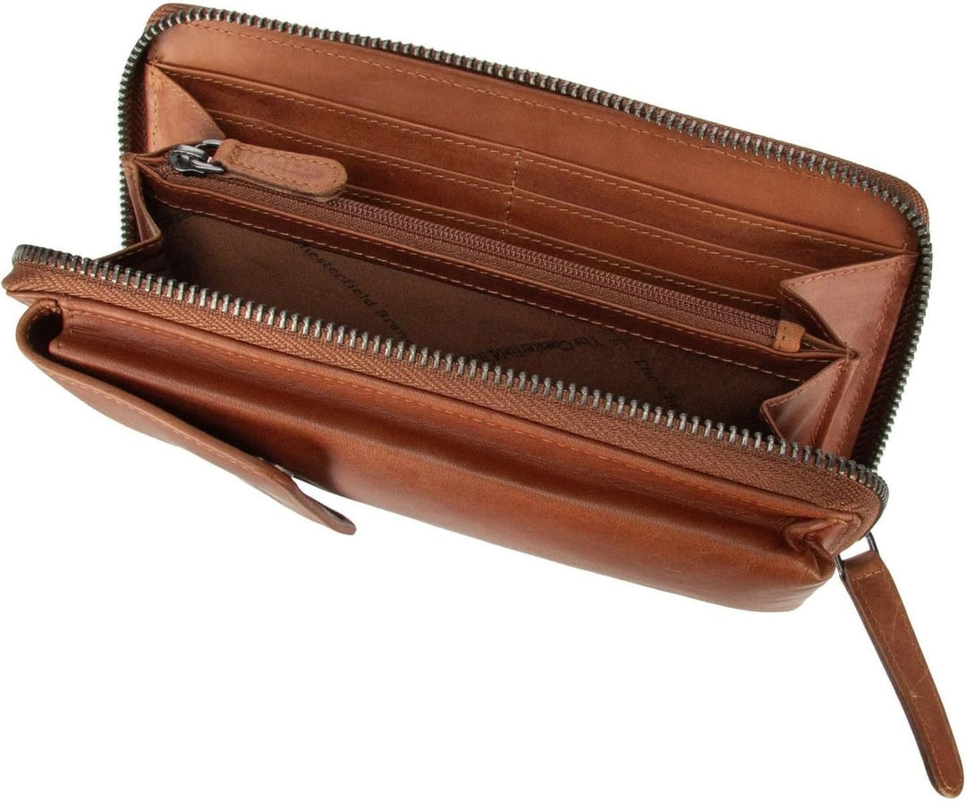 The Chesterfield Brand Wax Pull Up Malaga Handytasche Leder 10 cm