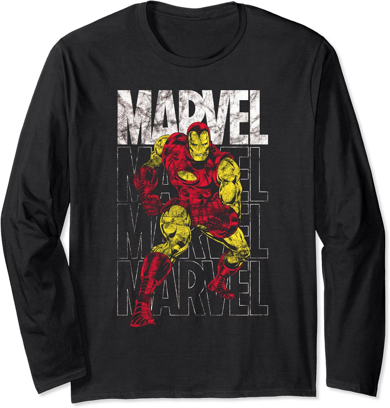 Marvel Iron Man Repeat Langarmshirt