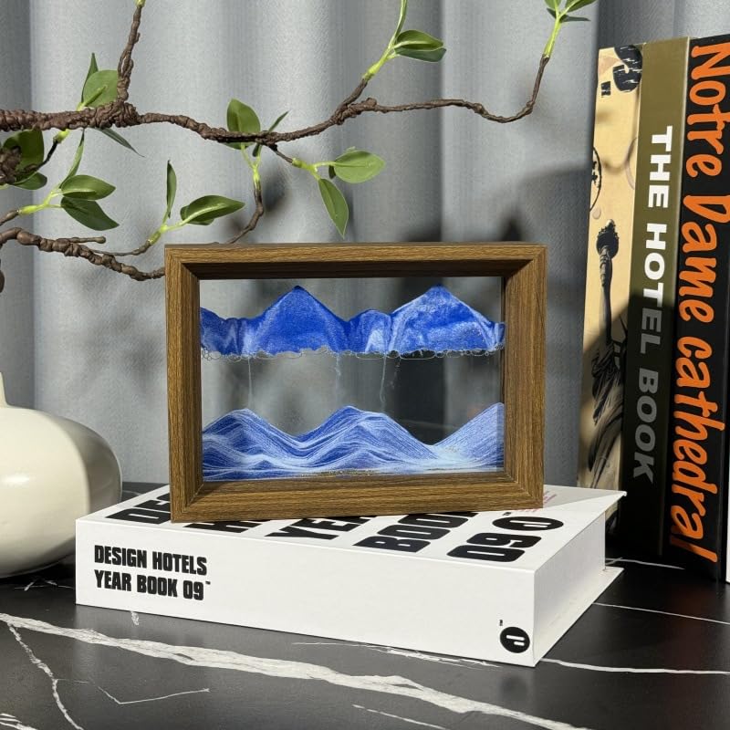 AzureLeap Sandbilder zum Drehen 3D Sandscape die Sandkunst in Tiefsee Fliessende Sandmalerei Sandbil