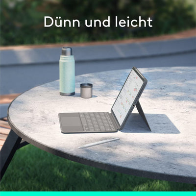 Logitech Combo Touch iPad Air 11 Zoll (M2), iPad Air (4. und 5. Generation - 2020, 2022)(2024) Tasta