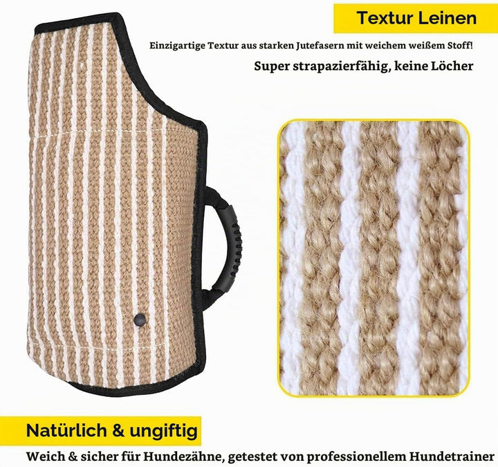 winbarry Hunde Armschutz,Ärmel Hund,Beissarm Für Hunde,Hund beisst Sleeve,Dauerhafte Jute Ausbildung