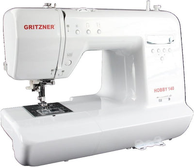 Gritzner Hobby 140 - Computernähmaschine mit 140 Sticharten und Anschiebetisch