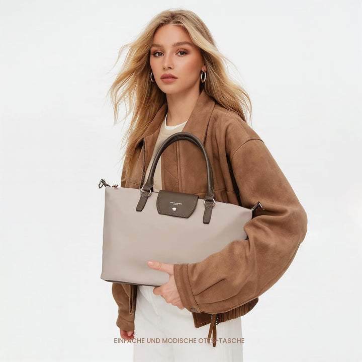David Jones - Handtasche, Einkaufstasche, Nylon, für Damen, weiche Einkaufstasche, grosse Kapazität,
