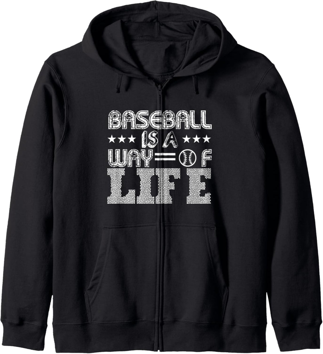 Baseball Lover Funny - Baseball ist eine Lebenseinstellung Kapuzenjacke