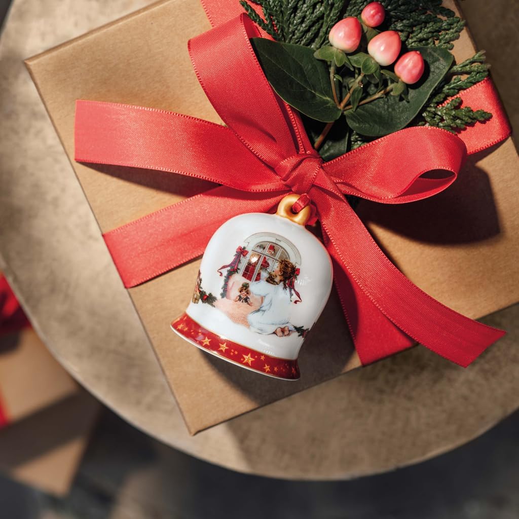 Villeroy &amp; Boch - Annual Christmas Edition Glocke 2022 6x6x7cm, Premium Porzellan, Sammlerstück Jahr