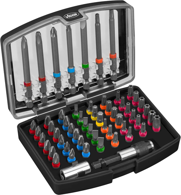 Vigor Bit-Box (gängige Profile und Grössen, farblich markiert nach Profilen, inklusive extra langen
