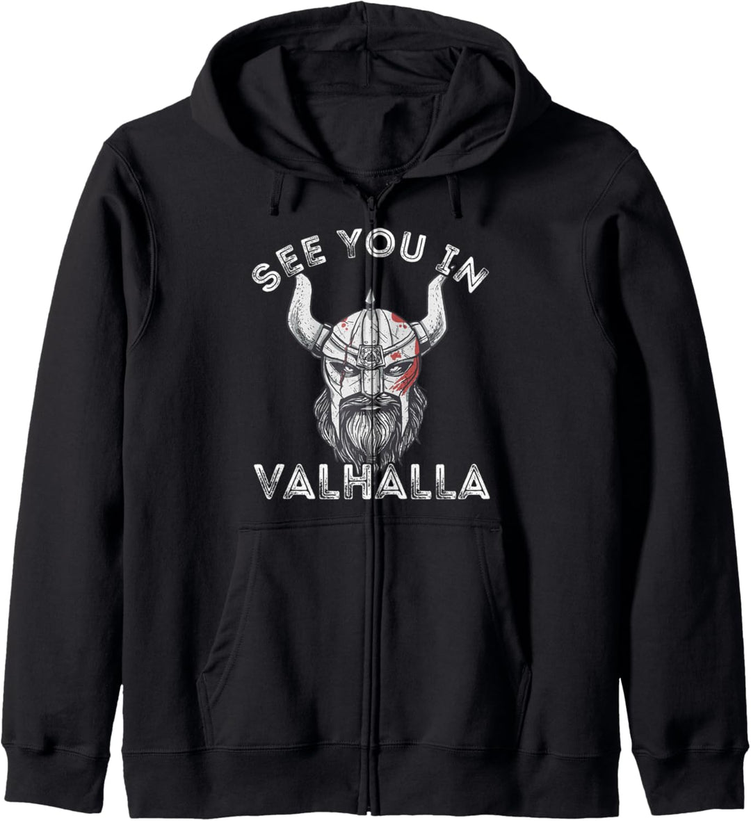 Nordischer Wikinger Krieger Valhalla Odin Pagan Kelten Kapuzenjacke
