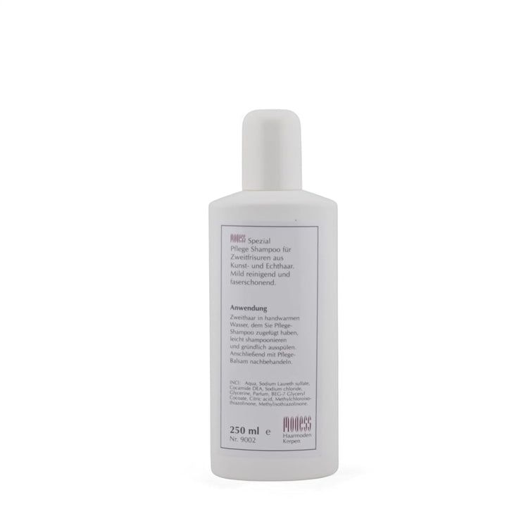 Perücken Pflegeset Modess Shampoo + Balsam je 250 ml für Kunsthaar & Echthaarperücken, Haarverlänger