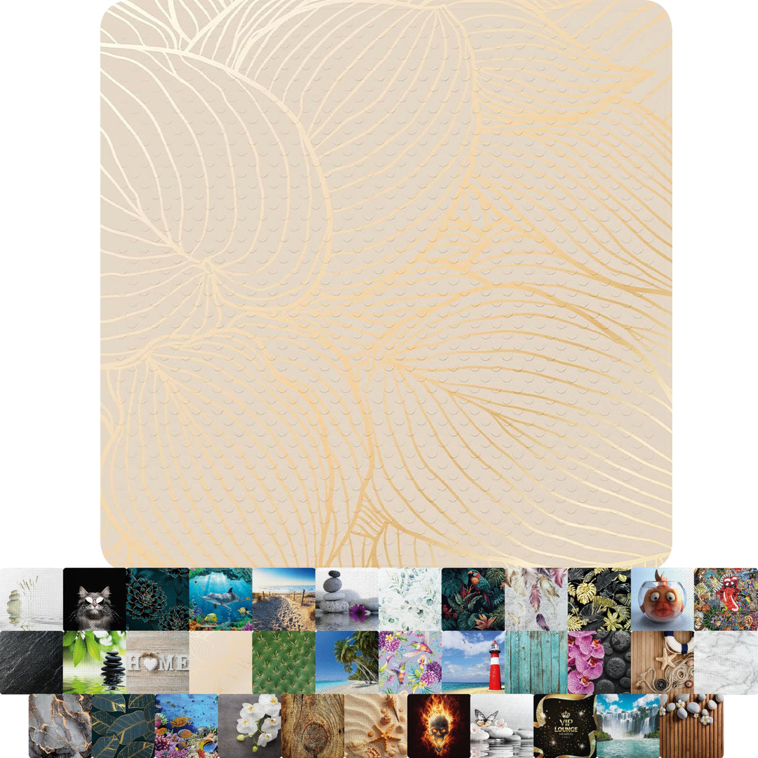 Sanilo Badematte 53 x 53 cm, rutschfeste Duschmatte für Dusche und Badewanne, Antirutschmatte maschi