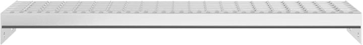 Sufrk Roststufe 80x24x7cm Verzinkter Stahl, Premium Stahltreppe Verstellbar Verzinkt & Silber Pulver