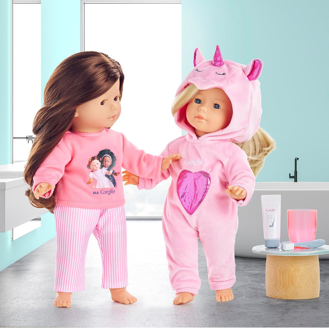 Einhornpyjama pink, für alle 36cm MaCorolle Ankleidepuppen, ab 3 Jahre