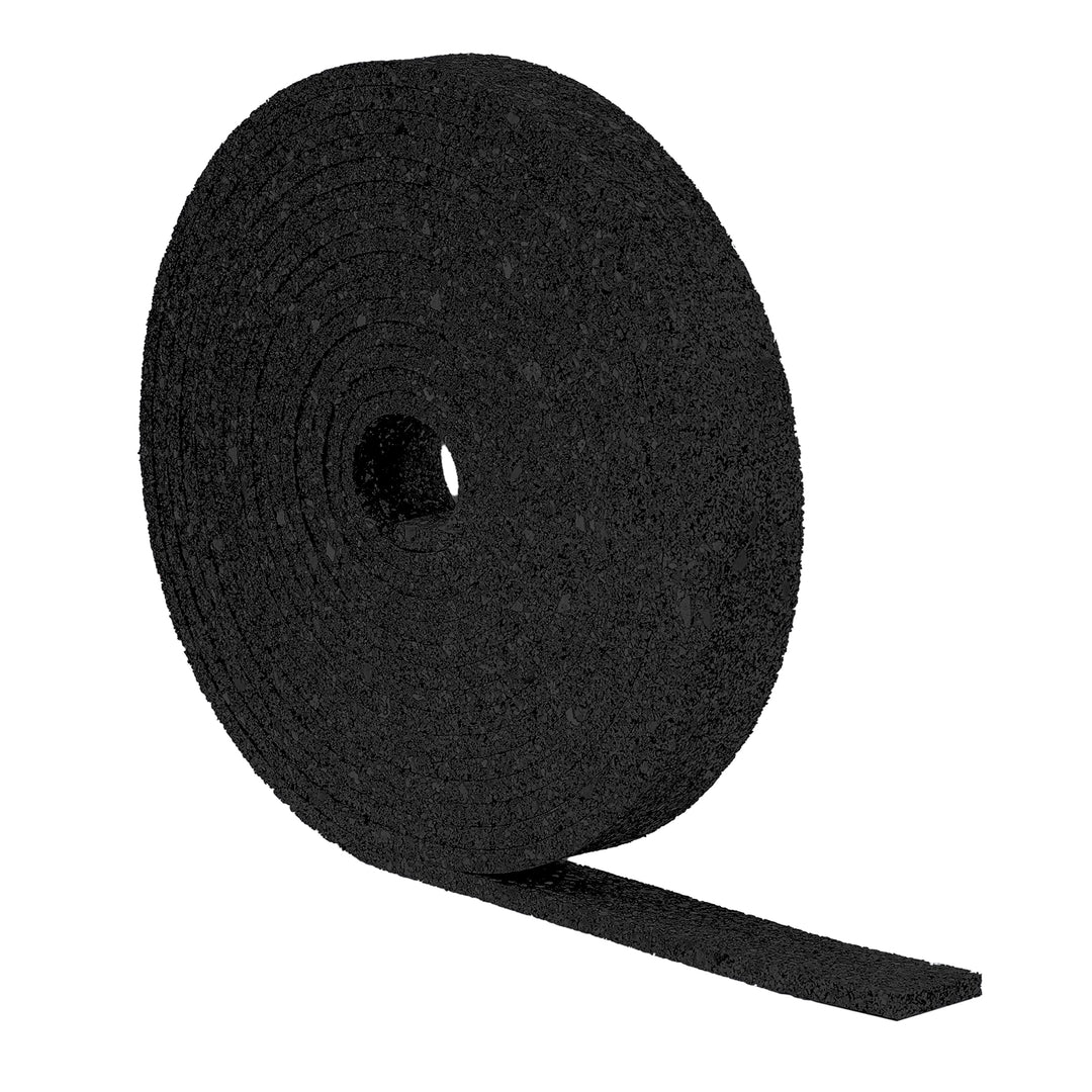 Terrassenpads auf Rolle (10m x 50mm x 10mm) - Gummigranulat, Bautenschutzmatte, Unterlegpads, Terras