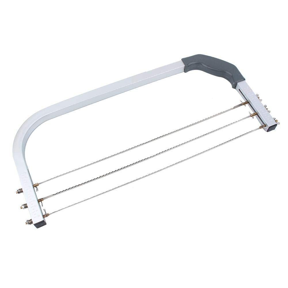 Einstellbarer Draht Kuchenschneider Leveler Edelstahl Backwerkzeuge Kuchensäge Kuchenschneider Kuche