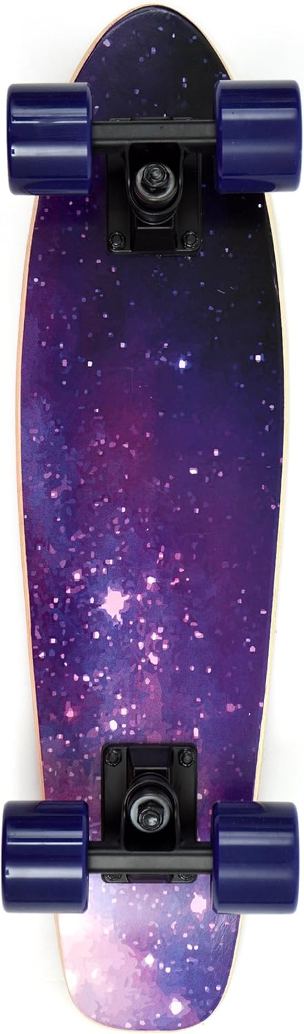 Apollo Fancy Skateboard, Vintage Mini Cruiser | Komplett, 22.5inch | Mini-Board mit Holz Deck | Mini