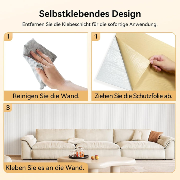 Rdutuok 4 Stücke Akustikplatten,120x60x0.9 cm Kante Hochdichte Akustik Panel Schallschutzpaneele Sch