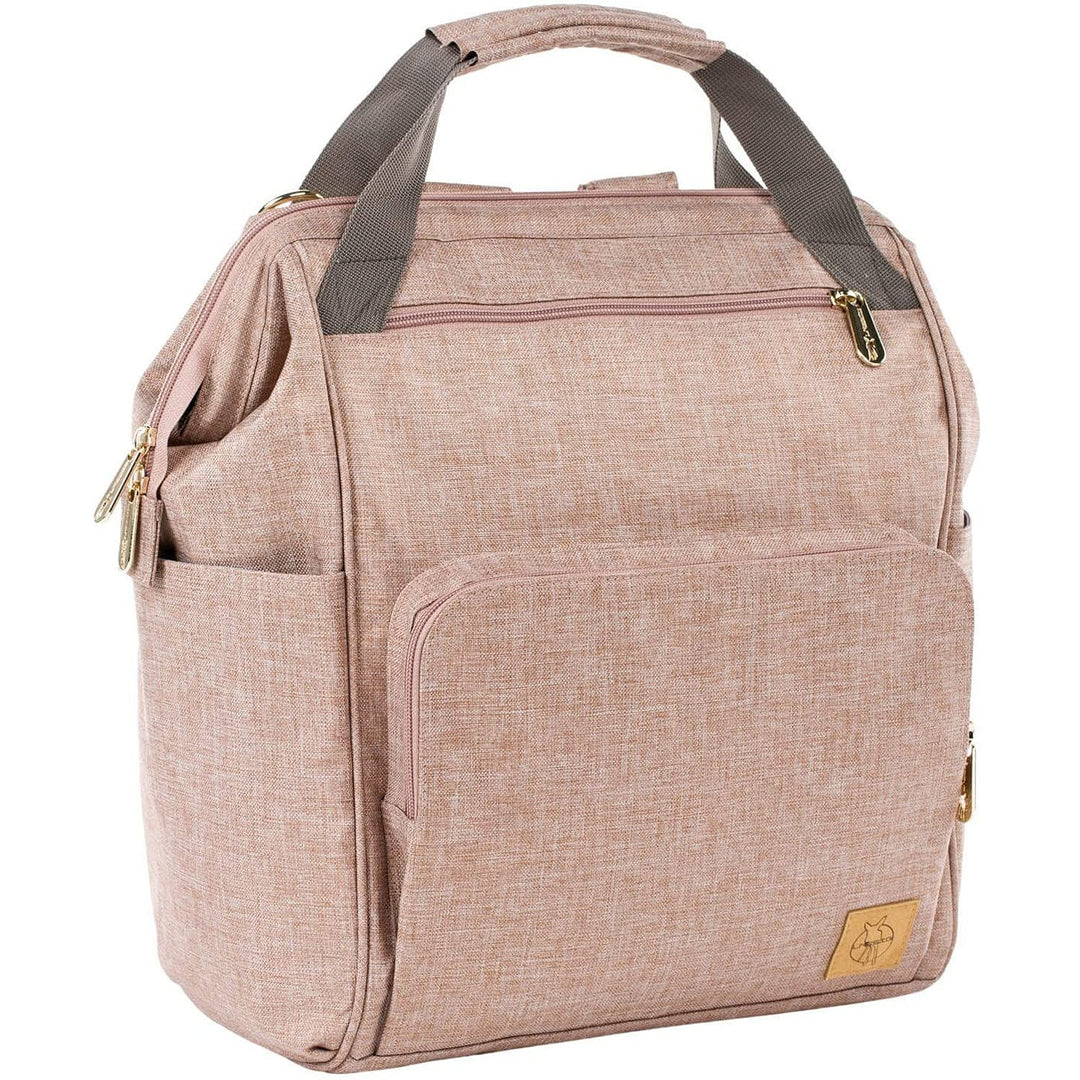 LÄSSIG Baby Wickelrucksack Wickeltasche inkl. Wickelzubehör nachhaltig produziert/Goldie Backpack, r
