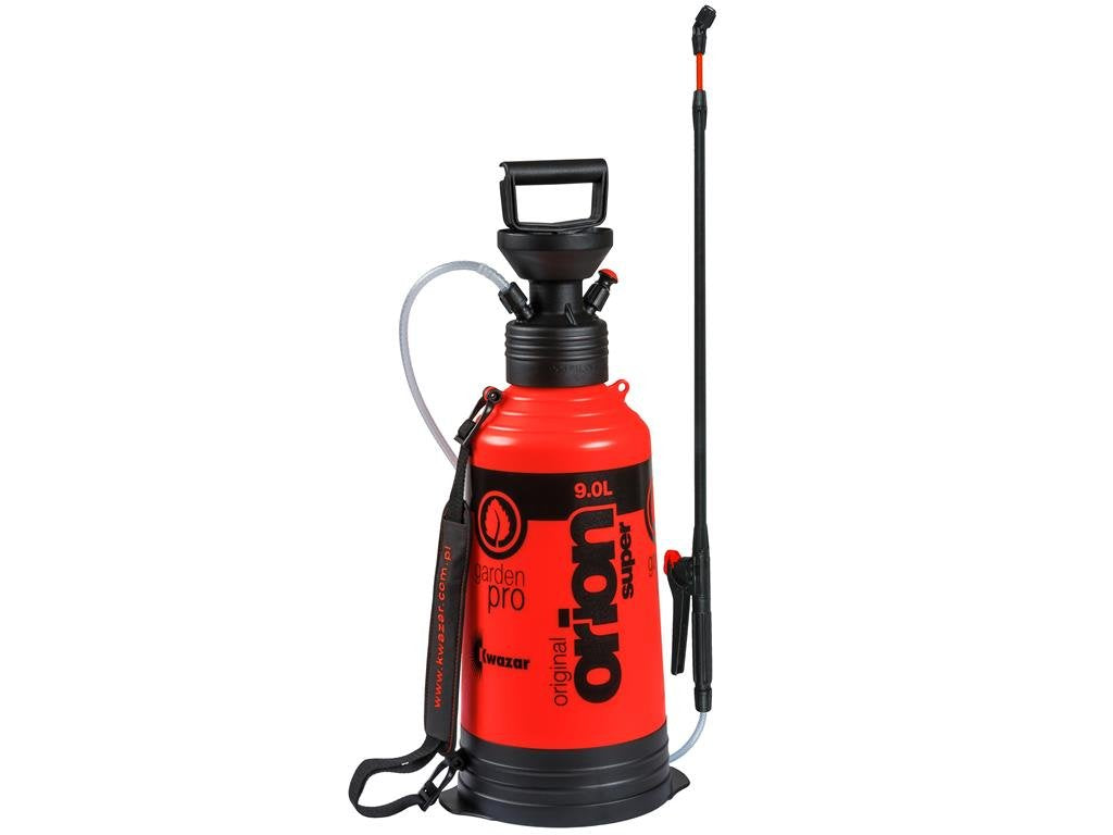 Kwazar 20010007 Orion Super Drucksprühgerät mit Tragegurt 9,0 L, für den Garten, Pflanzenschutzmitte