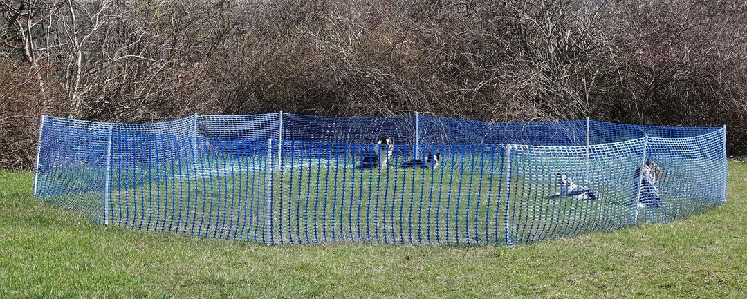 Agility Parcoursabgrenzung, Hundezaun, Sicherheitszaun, Bauzaun, Campingzaun, Abgrenzungszaun 1m hoc