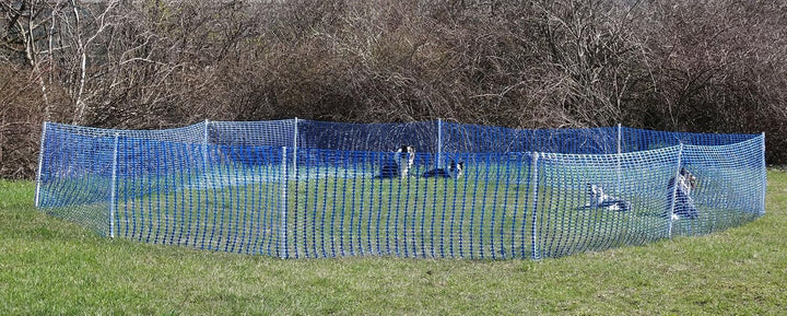 Agility Parcoursabgrenzung, Hundezaun, Sicherheitszaun, Bauzaun, Campingzaun, Abgrenzungszaun 1m hoc