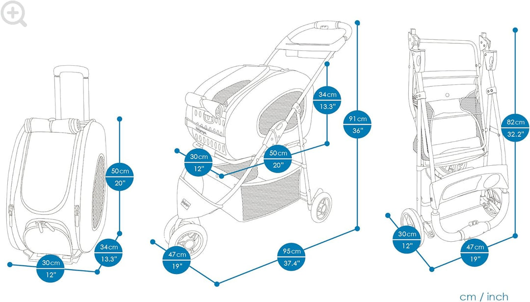 Ibiyaya 5-in-1 Transportbox für Haustiere, aus EVA